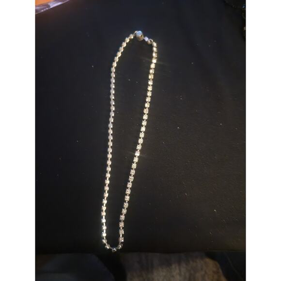 Unbranded Jewelry - 16" Vintage Clear Rhinestone Choker Necklace